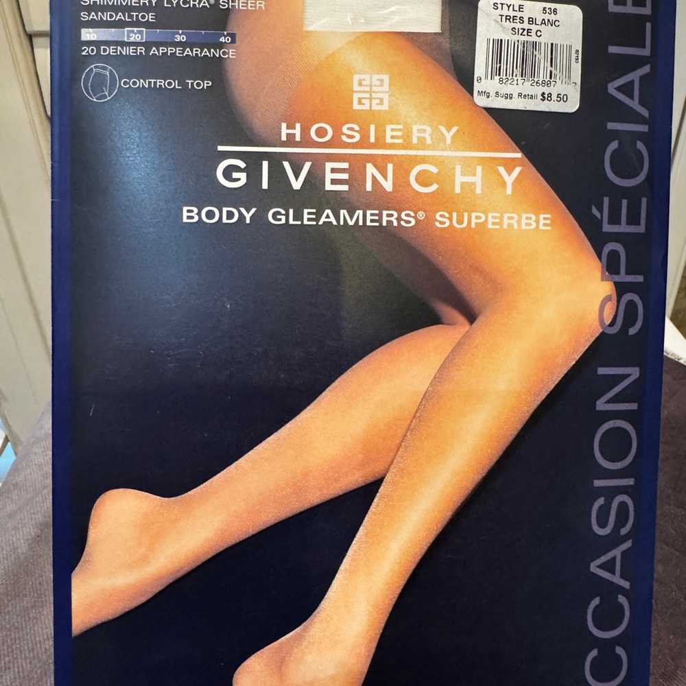 Givenchy Occasion Spéciale‎ Sheer Hosiery Tres Blanc size C